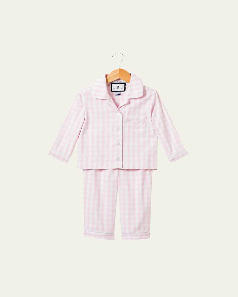 Gingham Pajama Set, Size 6M-14